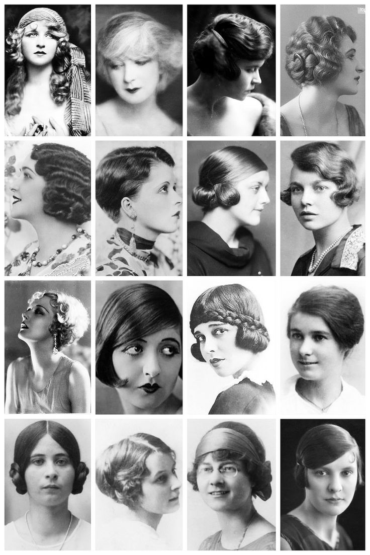 1920's hair styles- which one do you like best? #1920s #flapperstyle