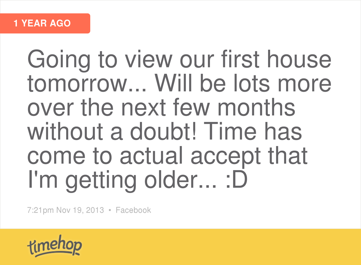 NaomiW21's tweet photo. Can't believe how quick that year has gone... 😱 It's 3 weeks since we've moved in, never been more in love 😍 http://t.co/7Z3Ttq1cxn