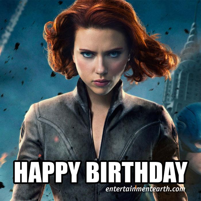 Happy 30th Birthday to Scarlett Johansson of Avengers! Shop  Collectibles:  