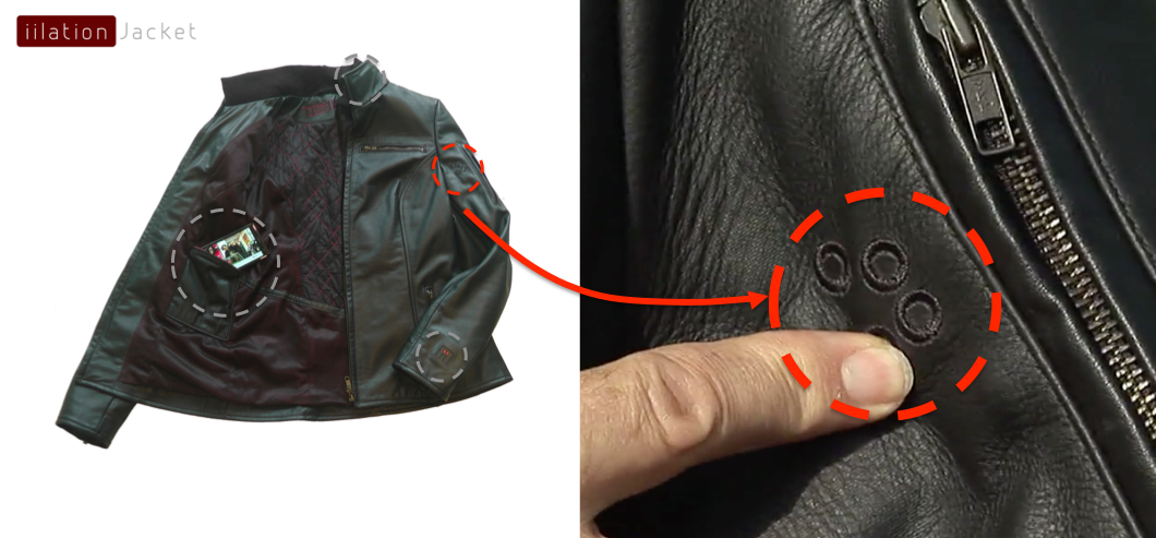 Teiimo's tweet photo. Inside the #iilation Jacket - episode #4: more details on Google > https://t.co/QCpJfRO7QJ #wearabletech http://t.co/zj79GMTMZl