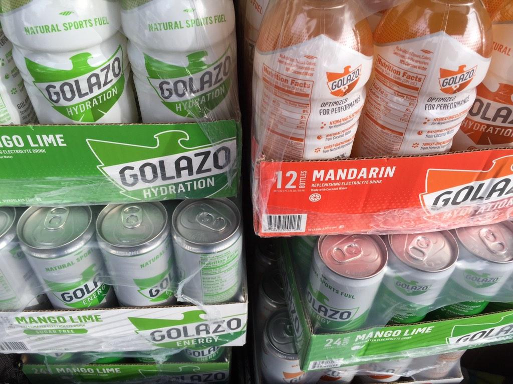 Stop 2- @DrinkGolazo is helping hydrate and energize us @SoCalSound tailgate! We are transporting goodness to you!