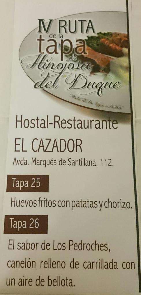 Comienza la ruta de la tapa ven y disfruta de las mejores tapas y el sábado continua en the hunter...