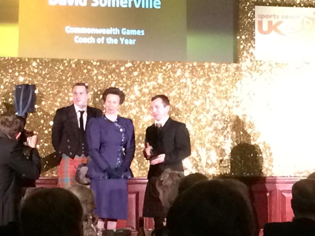JudoScotland's tweet photo. JudoScotland's @DavidSomerville wins Commonwealth Games Coach of the Year at UK Coaching Awards http://t.co/F1BRgtGxXH
