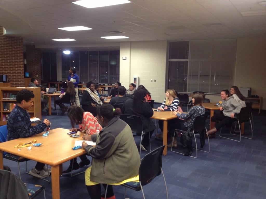 GCS_SLYC's tweet image. Our service-learning ambassadors discussing the projects being done at their respective school! #GCS #servicelearning