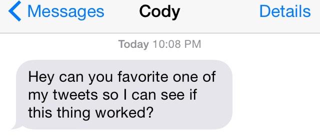 MrJodyJones's tweet image. Sad what lengths people (@BigBlandTheory) will go to to get their tweets favorited #notfallingforthat #earnit