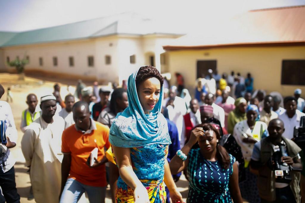 segunarinzeaina's tweet photo. Agn's visit to internally displaced persons camp in Gombe led by ibinabo http://t.co/80c6yCtzyr