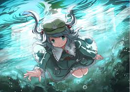 Cirno_the_Great's tweet photo. Remember that time in Double Spoiler when Aya spied on Nitori swimming. #Touhou #DoubleSpoiler http://t.co/dkKuT7p3pD