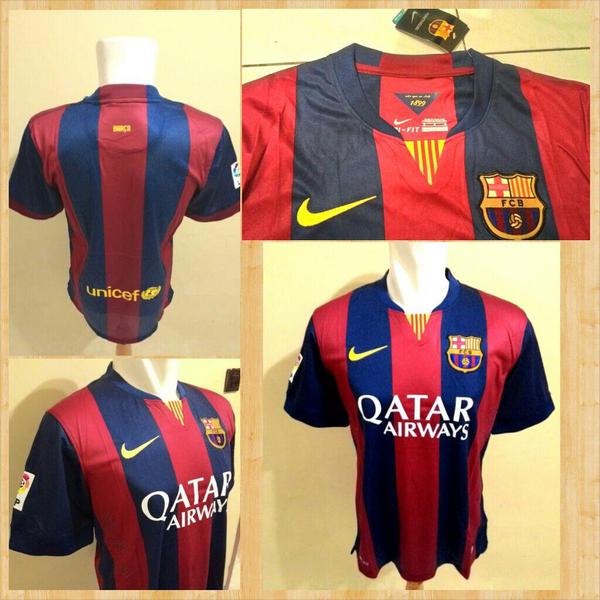Jersey_FCStuff's tweet photo. Ready stock Barcelona home.size S/M/L/||Grade ori qualit,price 100k blom ongkir,minat invite 7D948471. http://t.co/9lK4ls3n6Q