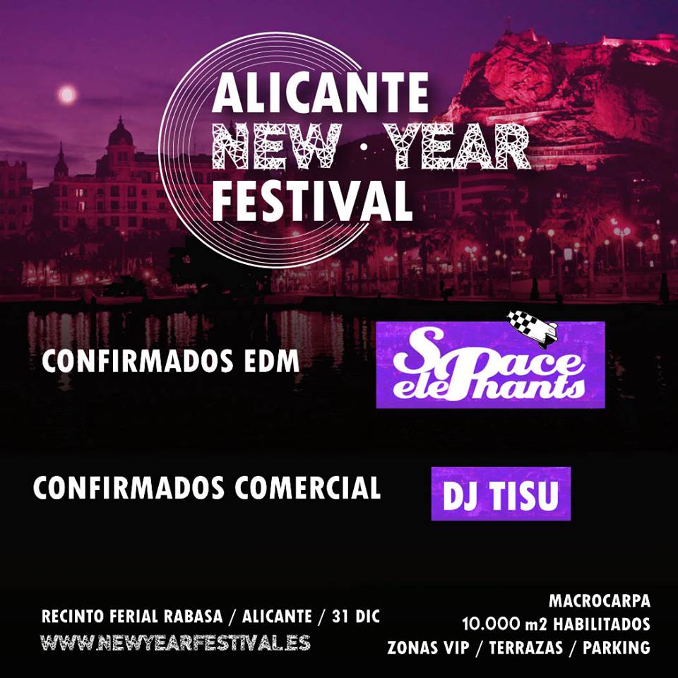 RT <a href="/santymataix/">santymataix</a>: This new year #fiesta &amp; #lio en #Alicante <a href="/NewYearFestival/">New Year Fest</a>  with @spaceelephants2  Más claro water!