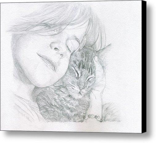 pamelabllv's tweet photo. New artwork for sale! - "girl and her cat" - http://t.co/x0wUdPWliX @fineartamerica http://t.co/9DMU9TuNLh