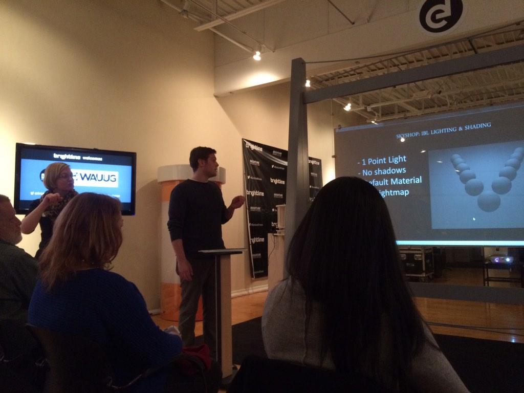 buddingmonkey's tweet photo. Showing skyshop at #wauug (Washington area unity users groip) #nclud http://t.co/NhnuglNkVn