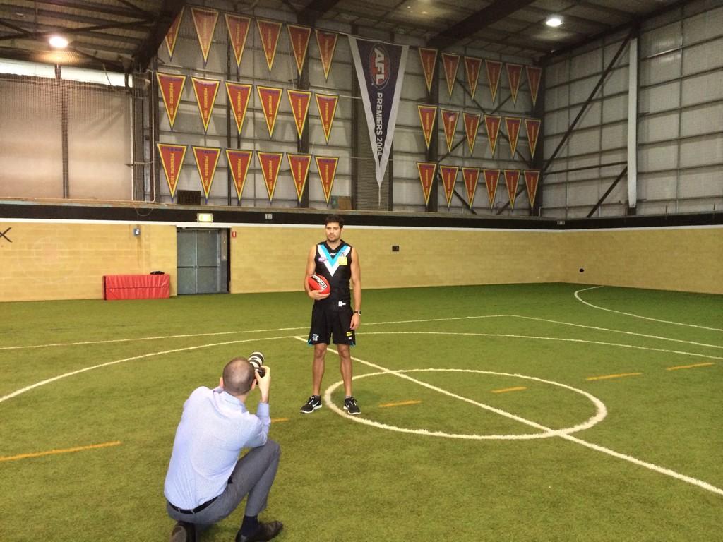 Fantastic to welcome Paddy Ryder to Port Adelaide today. Ripping bloke, great get for the club! #weareportadelaide