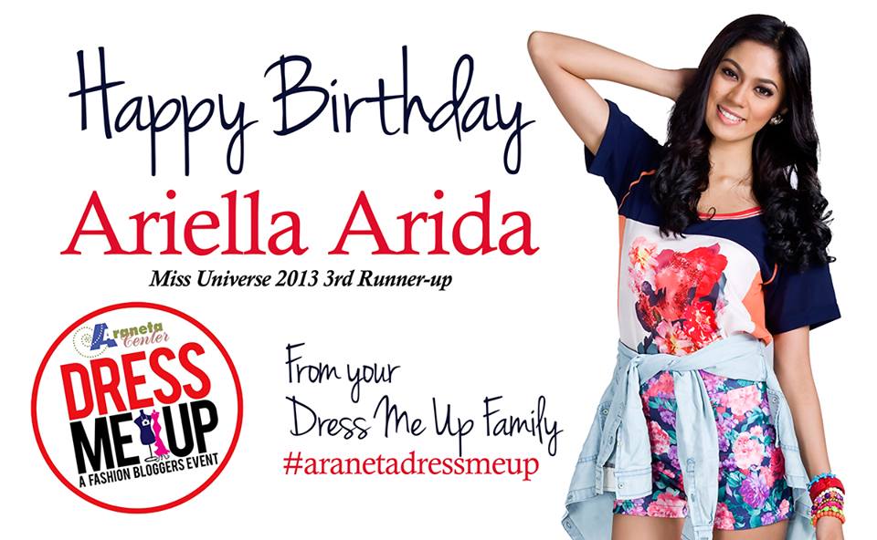 Happy Birthday Ariella Arida, my ultimate crush and my may God bless u more with success. 
