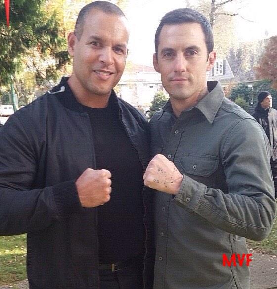 VentimigliaFans's tweet photo. Picture from the set of #TheWhispers  #miloventimiglia #ABC #hugosteele http://t.co/zAqhdjPiY7