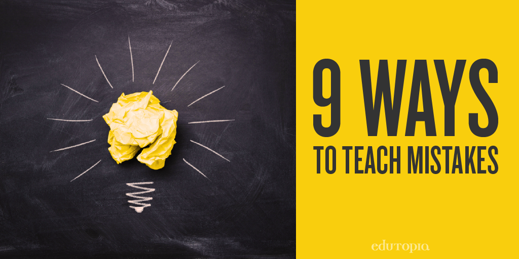 Is it a mistake not to use mistakes as teachable moments? edut.to/1vnri5b