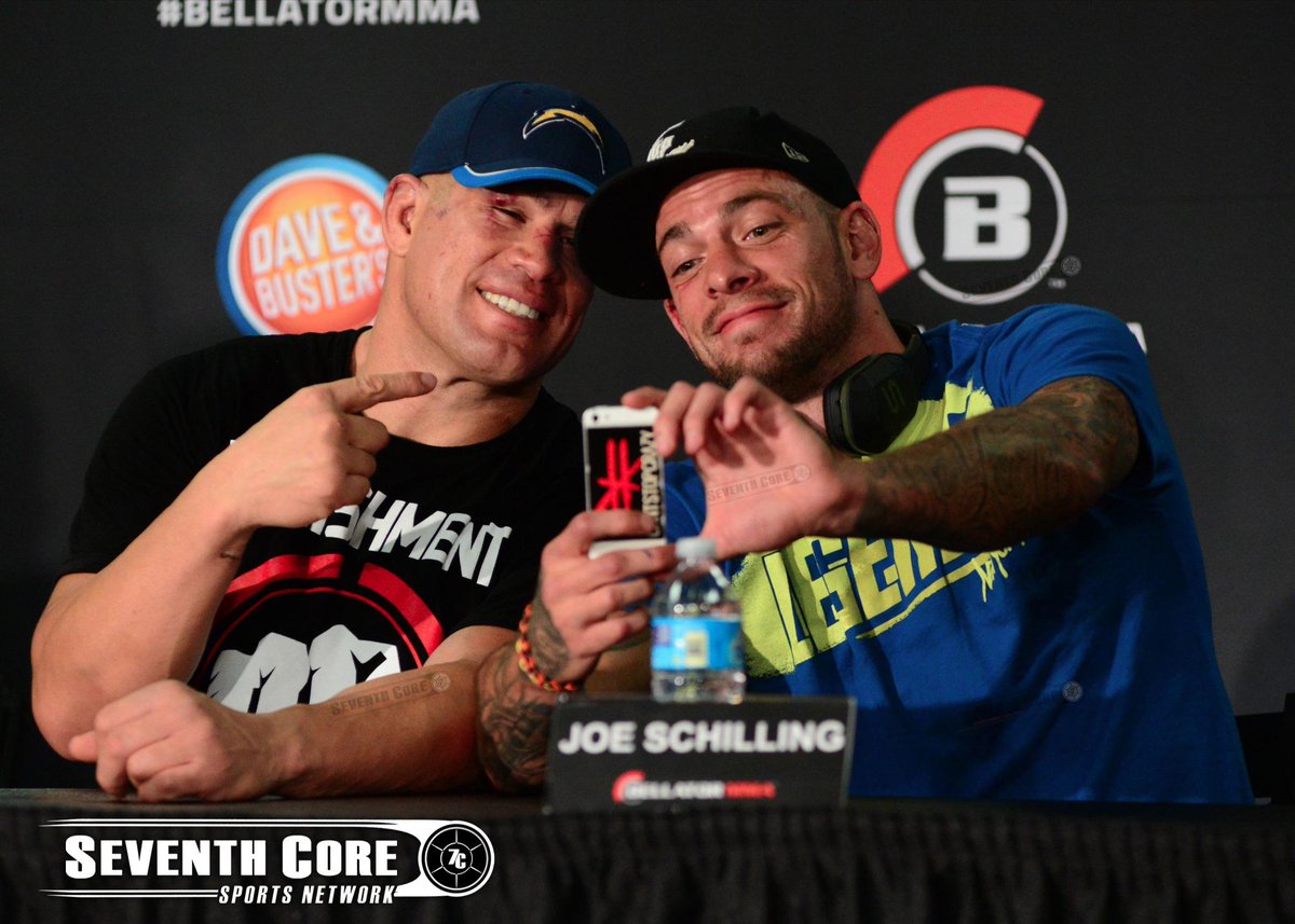 A cool selfie of @titoortiz @Joeschilling3 after a big night #Bellator131 @Punishment99 @Cant_Stop_Crazy @MMA_Latino