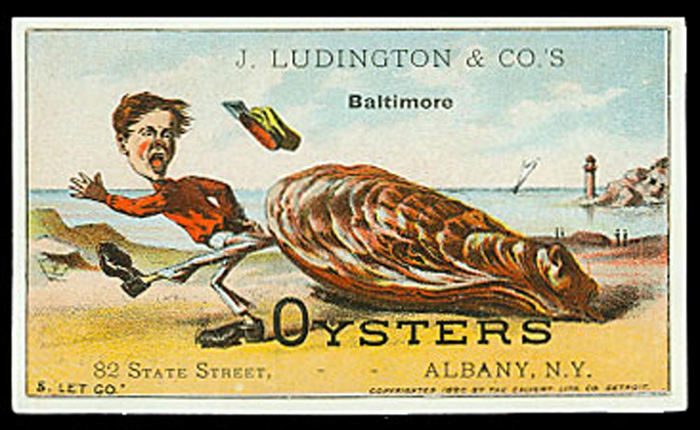 CaribouPoint's tweet photo. Another one #oysterart #oysteradvertising #shuckme #Baltimore #albany http://t.co/9VkzHJ5grq