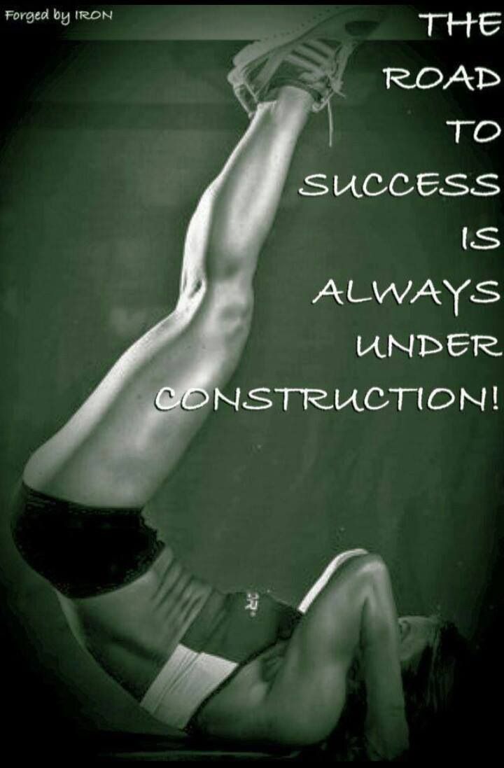 FitMotivator_'s tweet photo. The road to #success is always under construction. #fitfam #StriveForGreatness #bodyrevolution http://t.co/caIwAgaTMk