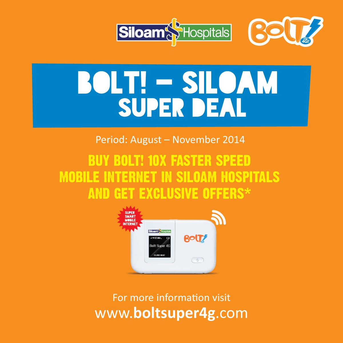 BOLTClub's tweet photo. Guys, kamu bisa dapatkan cashback utk pembelian Mifi Slim di @siloamhospitals lho http://t.co/HJdpl6xq7s #BOLTPromo http://t.co/3ZqXxOiiLC