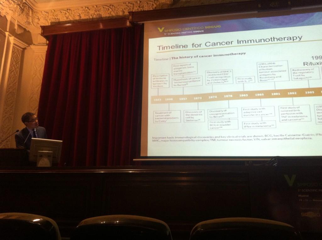Dr Fong talking about cancer immunotherapy during @sogug1 Symposium #UCSF @UCSFUrology @charlesryanmd via @duemed