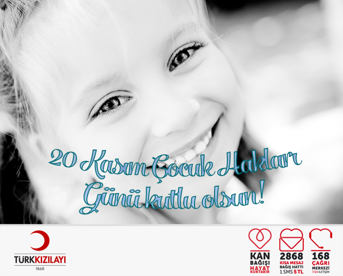 Çocuk Hakları Günü demek hayata pırıl pırıl bakan bir çift göz demektir. #ÇocukHaklarıGünü