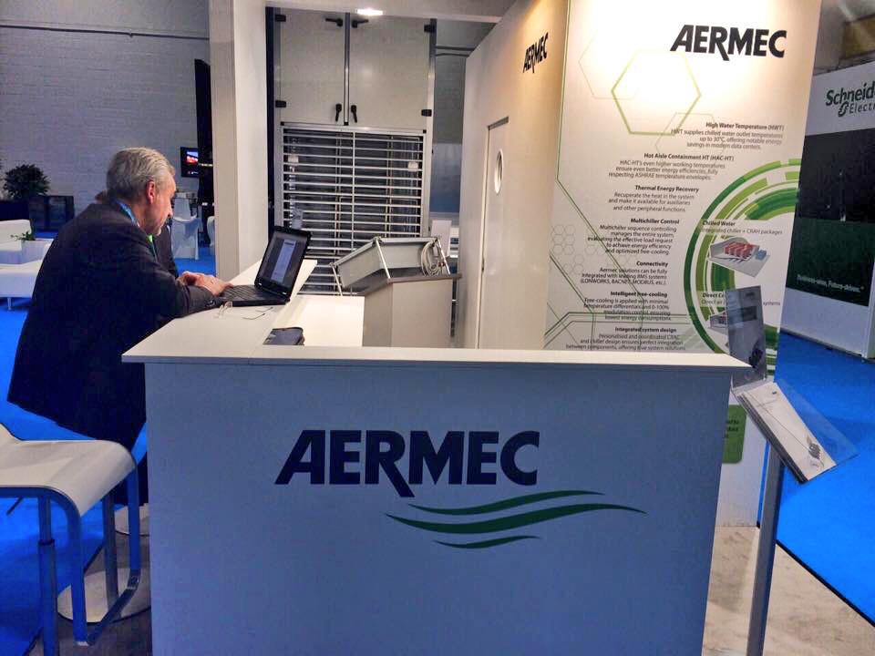 #Aermec at DCD London exhibition #ac #airconditioning