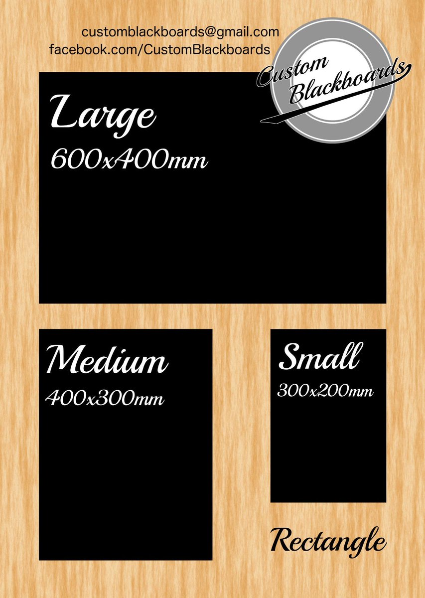 CustomBlkboards's tweet photo. Rectangle Range - Three pre-made sizes you can order now or we can make a rectangle to fit! http://t.co/CVSGovvCAk