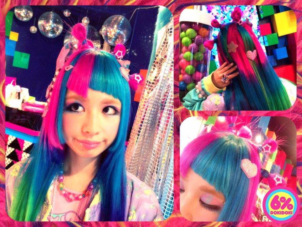 6 Dokidoki ヘアカラーチェンジ 大好きなピンクは残しつつ ブルー系をたくさん入れました Blog Up New Hair Color By Mel Http T Co Xwrfyetn2l Http T Co Rnjeamheqo Twitter