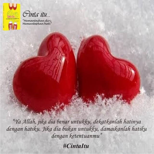 ManJaddaWaJadaa's tweet photo. "Ya Allah jk bnr dia ditakdirkn utkku, mk dktknlah. Namun kalau bkn, damaikan hatiku dgn ketentuan-Mu" #CintaItu http://t.co/geW9Sos9d1