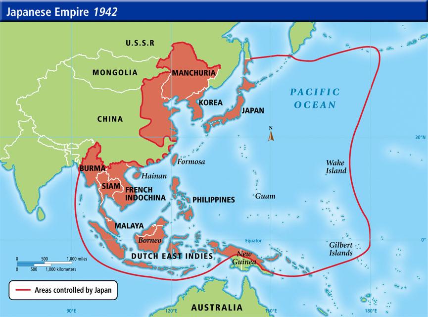 Stunning Image of Empire of Japan in 1942 