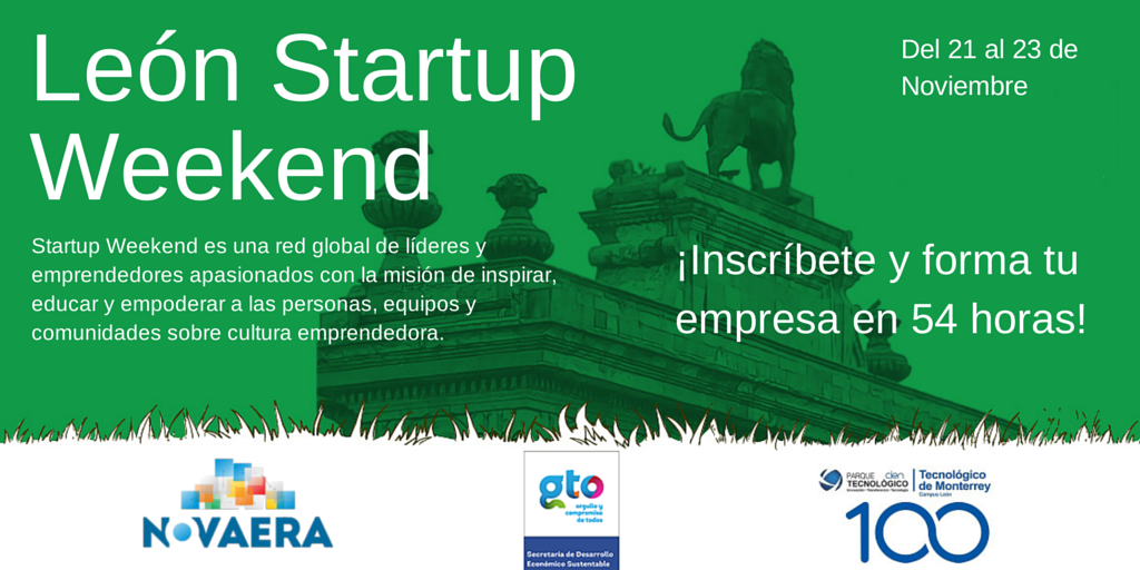 novaeramx's tweet photo. Novaera te invita al Startup Weekend y podrás construir un startup en 54 horas ¡No faltes! http://t.co/MasS3fBiJF