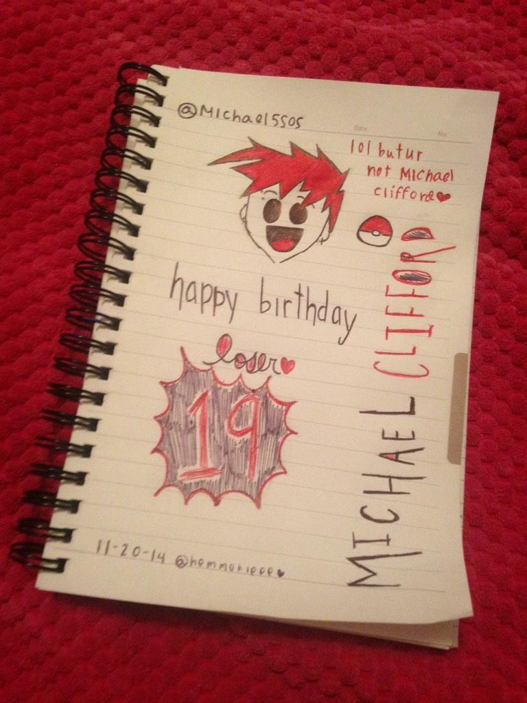 * inspired by * Happy Birthday Michael Gordon Clifford  