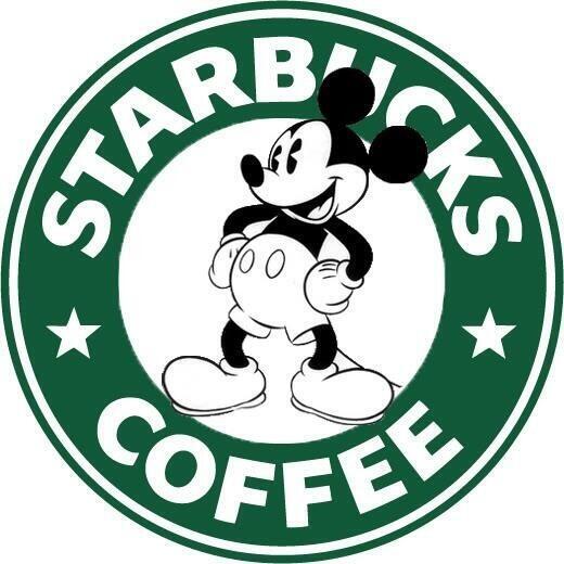 スタバ 裏技 メニュー アメリカ カリフォルニアディズニー内のスタバでお遊びで作り上げられたロゴ ミッキー スタバいいね Http T Co Akzzeanqpc