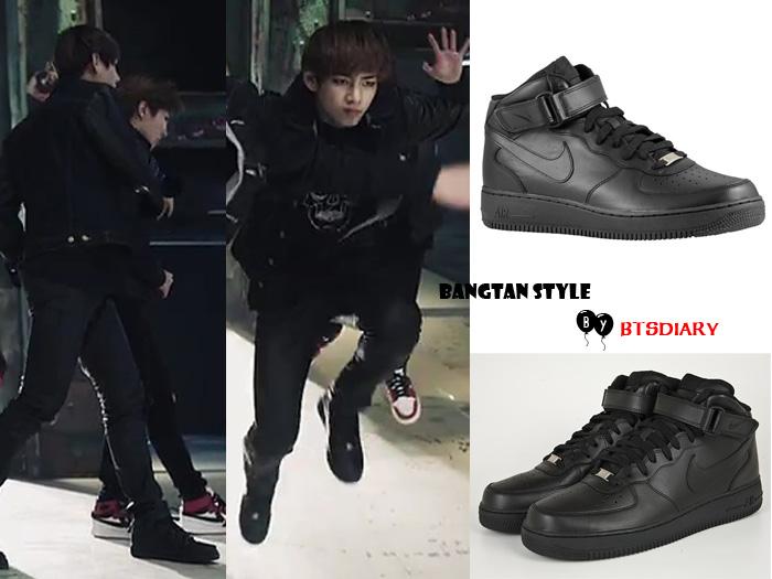 bts wearing air force 1