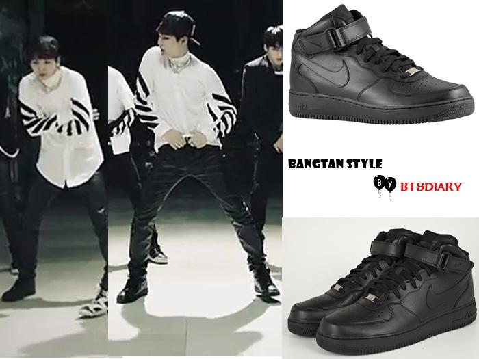 bts wearing air force 1