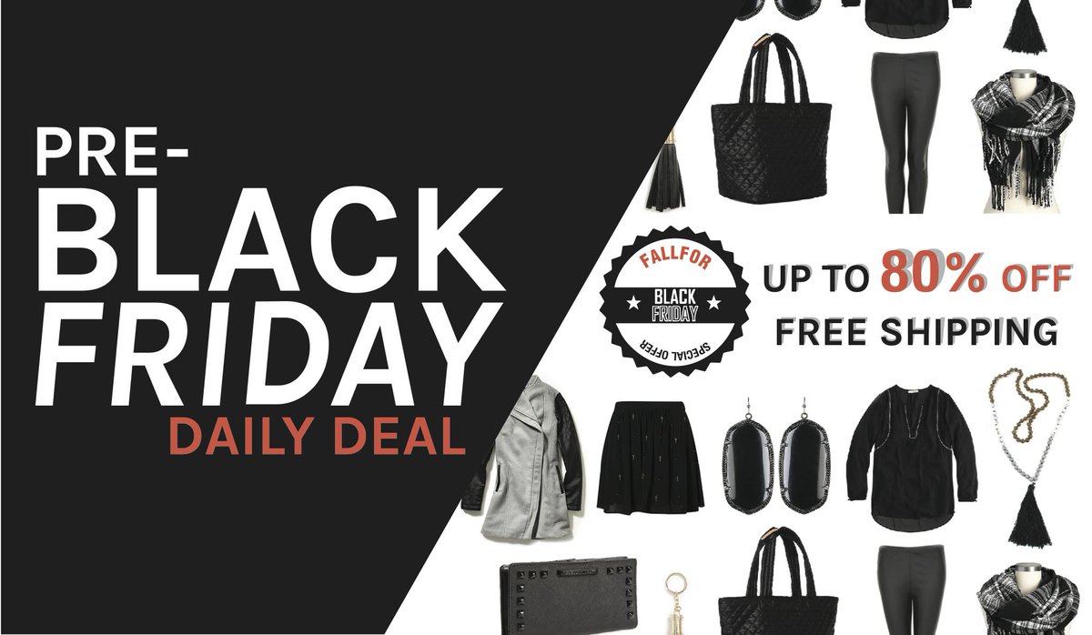 fallfortweets's tweet photo. Ready for Black Friday? FALLFOR Pre-Black Friday Daily Deal is here! #Blackfriday#sale https://t.co/EWZnkpj60U http://t.co/8Vltu9yiTg
