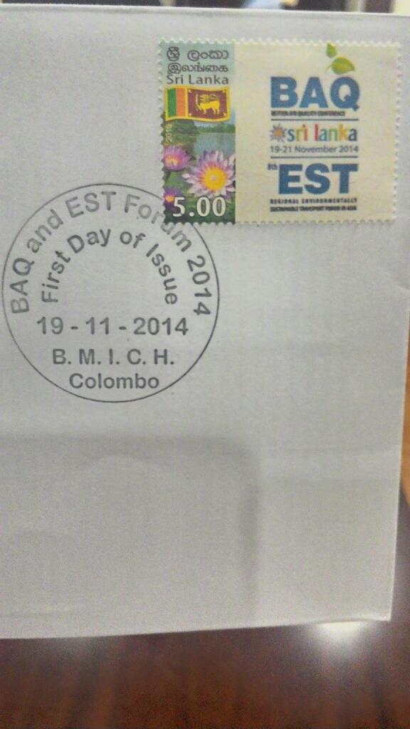 #BAQ14 commemorative stamps now out c/o <a href="/SriLanka/">Sri Lanka</a> Government