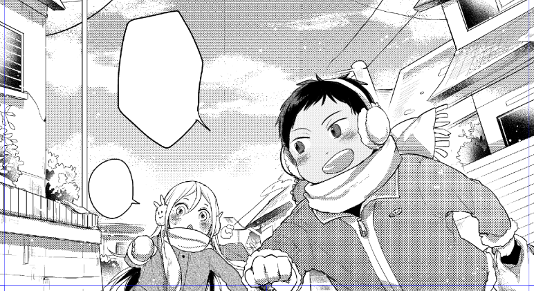 去年落ちた青桃まんが描き直し╭(°ㅂ°)╮ 