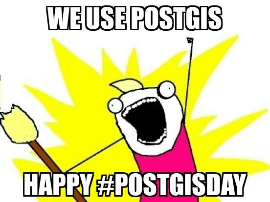 We use PostGIS!