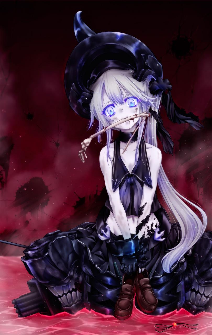 月猫 ふぃ 駆逐棲姫ちゃん完成 突貫だけど ちゃんと描きたかったので Http T Co Rf0pxybmmu Twitter