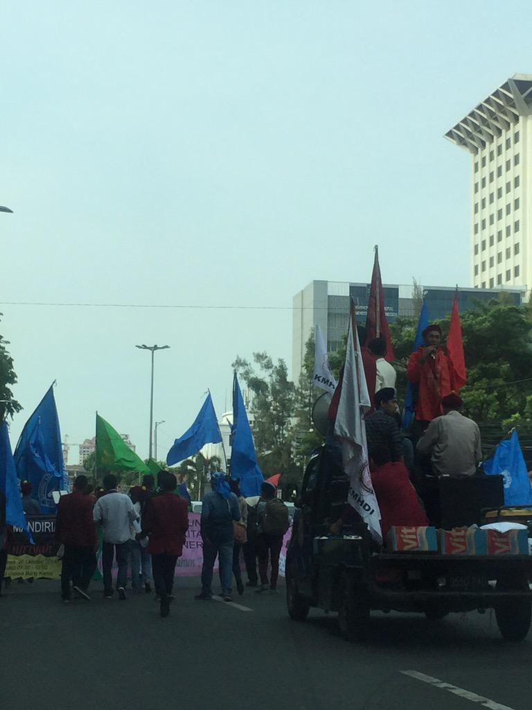 Demo mhasiswa turun kan BBM