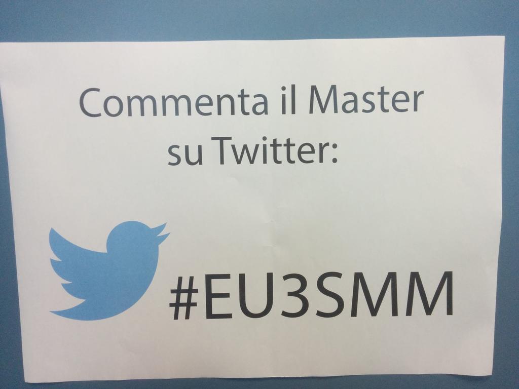RudyBandiera's tweet photo. Questo è un metatweet. #eu3smm http://t.co/LQ0ERf2F5v