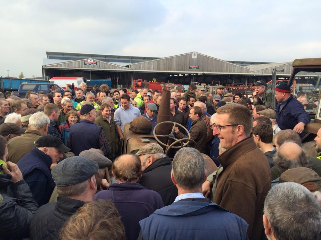 GTHDairy's tweet photo. In need of a lot of work, the field Marshall at today's sale created a lot of interest and sold for £9000 http://t.co/LFdwsj4r4l
