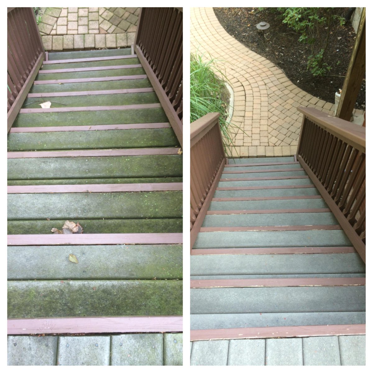 infoppw's tweet photo. Composite Decks need cleaning to. No, they are not maintenance free like the contractor told you. We clean decks ! http://t.co/llrFwPd268