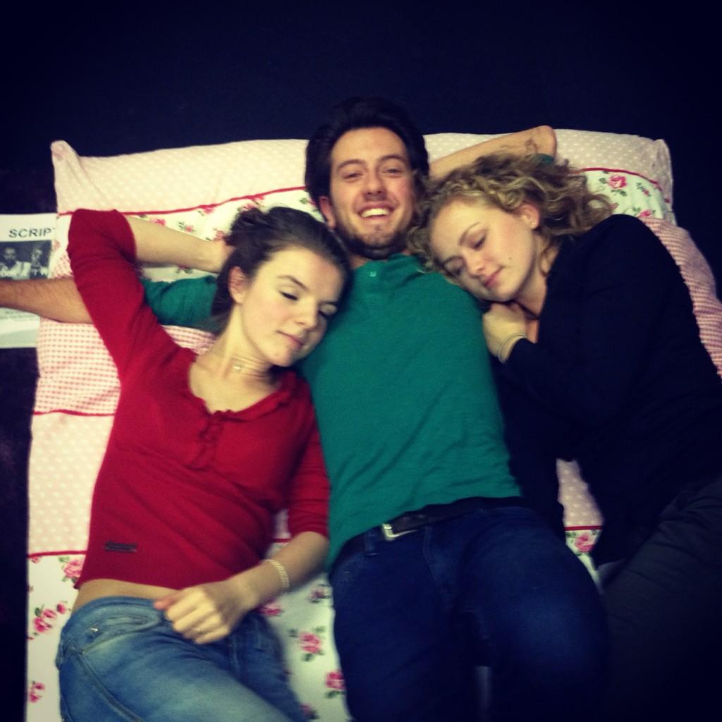 De repetities van 'Voor je 't weet' gaan goed!! @theatermlab <a href="/DookvanDijck/">Dook van Dijck</a> <a href="/JuliaBerendse/">Julia Berendse</a>