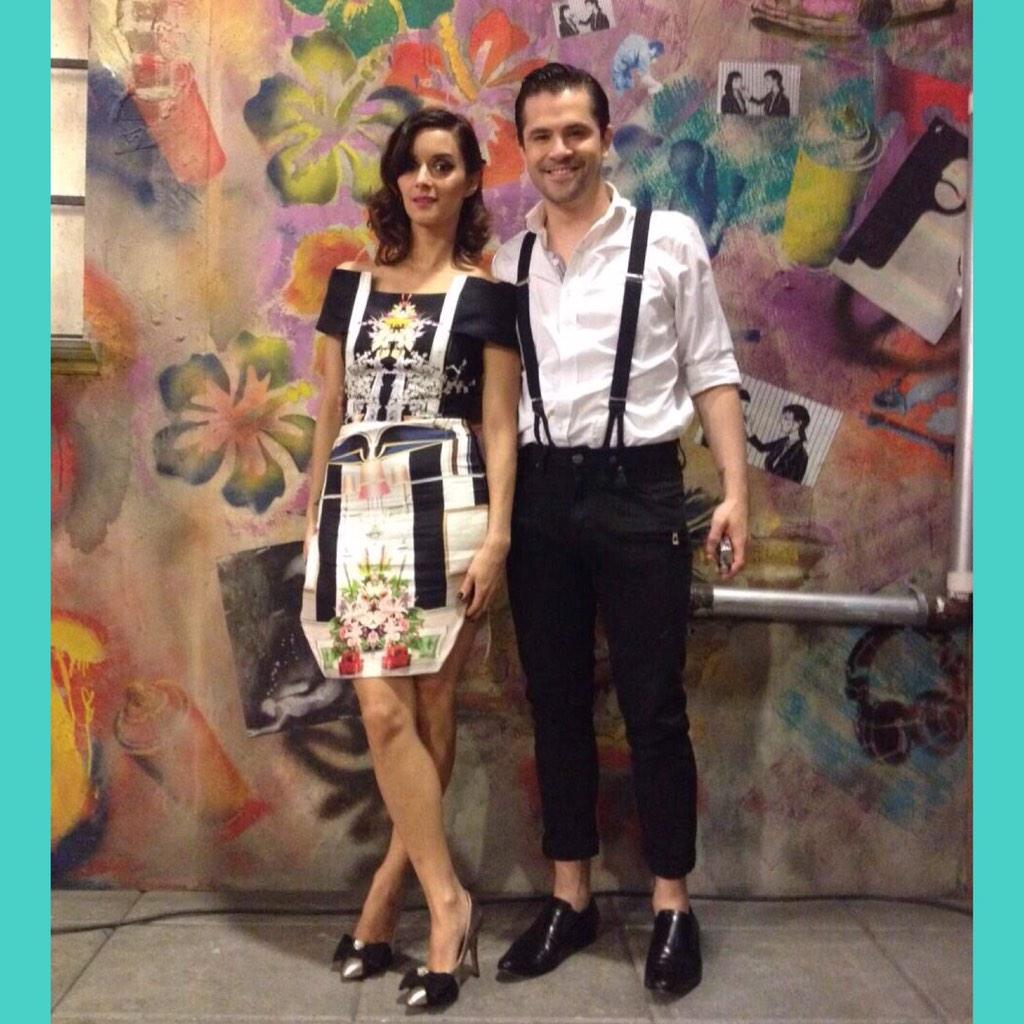 somosditch's tweet photo. @FelipeColombo @cecilcoronado x @somosditch ft @valdzshoes @fabian_paz /vestido MARY KATRANTZOU programa @Su_Gimenez http://t.co/t9Es7CaLSw