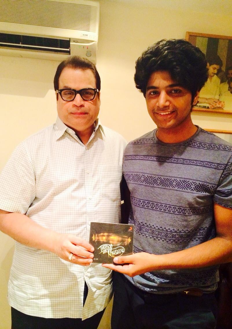 kanishkmusiart's tweet photo. Got the chance to share #TranceWithKhusrow with Ramesh Taurani Sir :) http://t.co/YU00ey2gLy