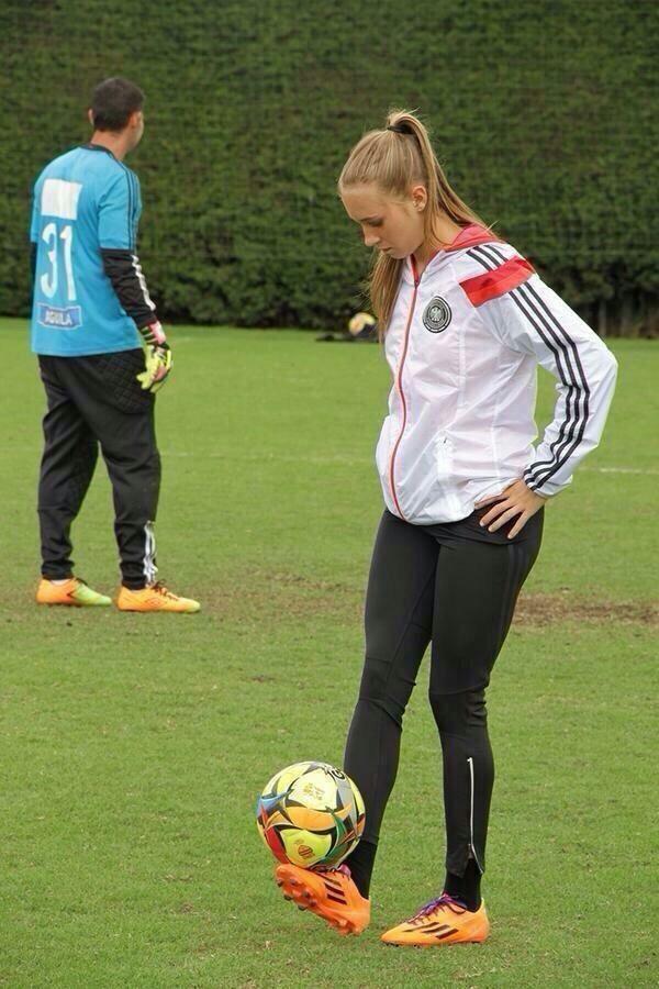Wouldn't mind marking her for 90 minutes...