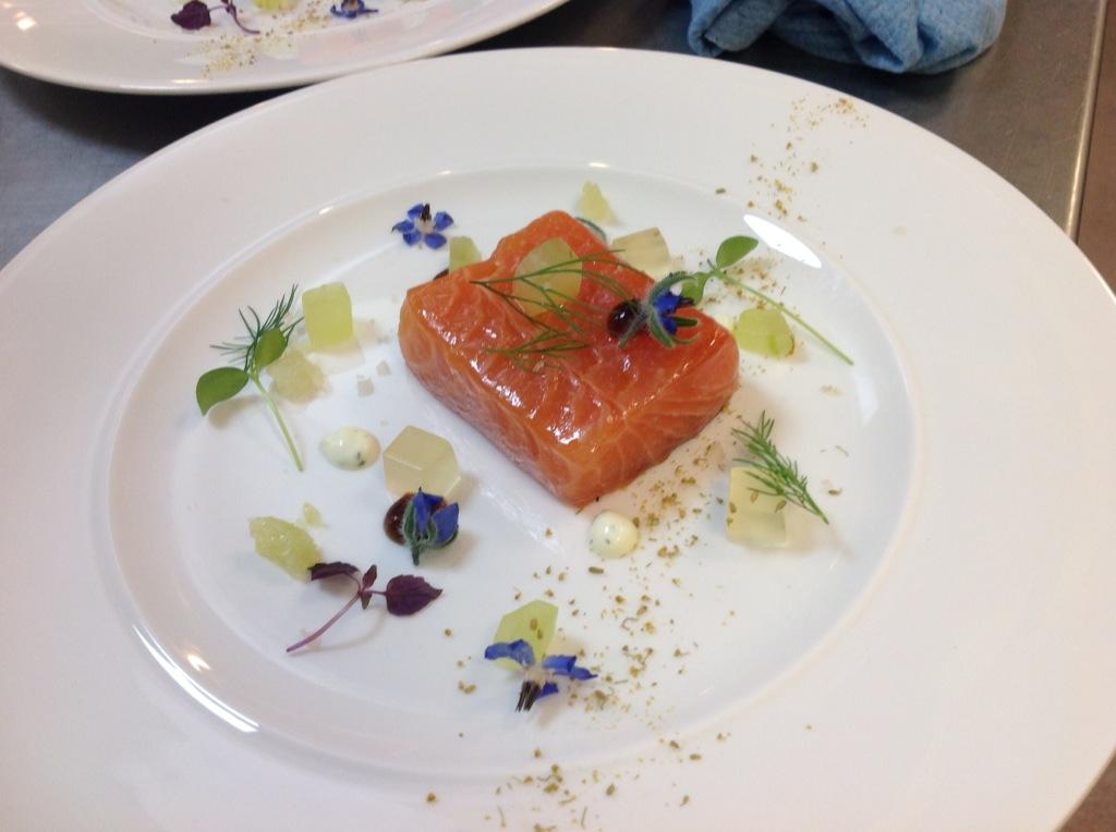theessexchef's tweet photo. The dish for @GBCookBook as plated by the students @SOUTHfEAST almost how we do it @WivenhoeHouse good effort guys! http://t.co/Be7cuzpybj