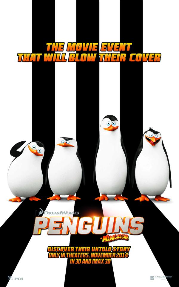 Penguins of Madagascar akan tayang mulai 28 November 2014 di bioskop  #PenguinsID